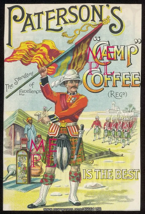 : Advertisement for Paterson's Camp Coffee : Advertisement for Paterson's Camp Coffee