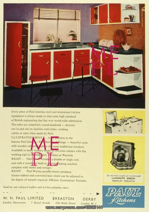 : Advertisement for Paul Kitchens : Advertisement for Paul Kitchens