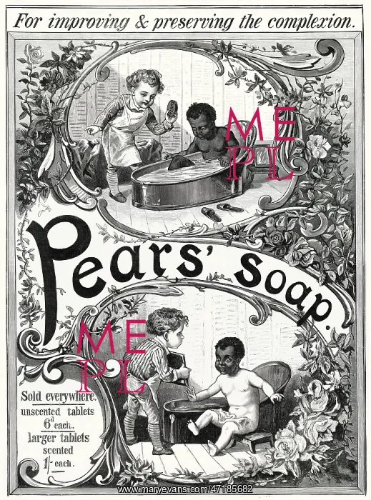 : Advert for Pears Soap 1885 : Advert for Pears Soap 1885
