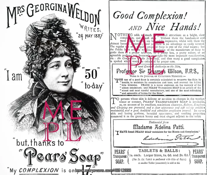  : An advert for Pear's soap