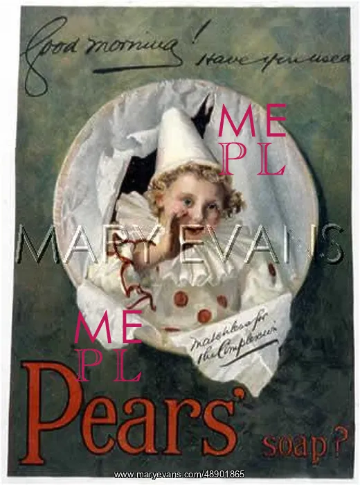 : ADVERT / PEARS SOAP C1890 : ADVERT / PEARS SOAP C1890