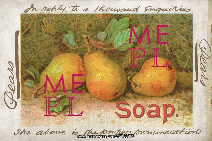 : ADVERT / PEARS SOAP / FRUIT : ADVERT / PEARS SOAP / FRUIT
