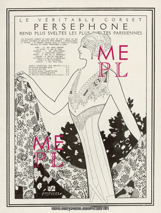 : Advert for Persephone corsets 1912 : Advert for Persephone corsets 1912