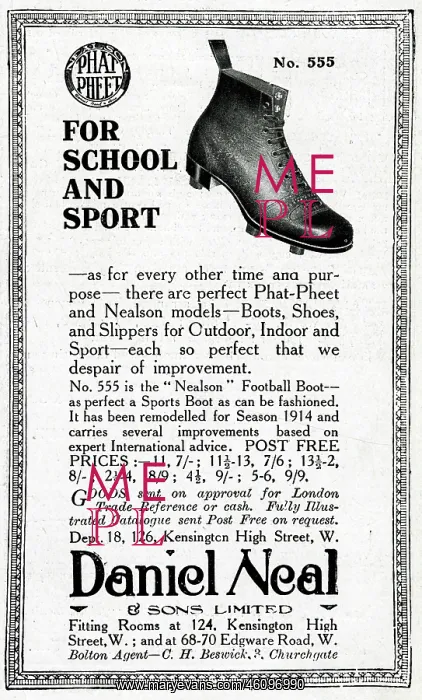 : Advertisement for Phat Pheet boots and shoes : Advertisement for Phat Pheet boots and shoes