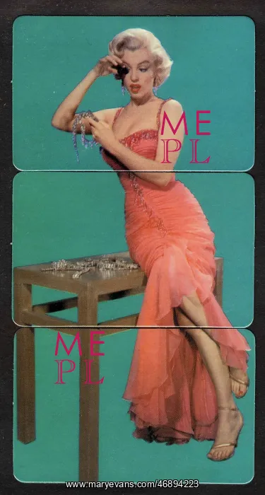  : Advertisement for phone cards featuring Marilyn Monroe