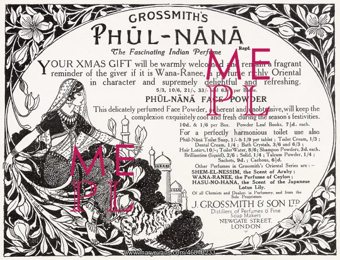 : Advert for Phul Nana - Perfume 1920 : Advert for Phul Nana - Perfume 1920