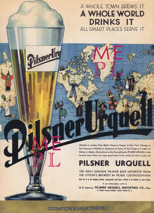  : Advert for Pilsner Urquell