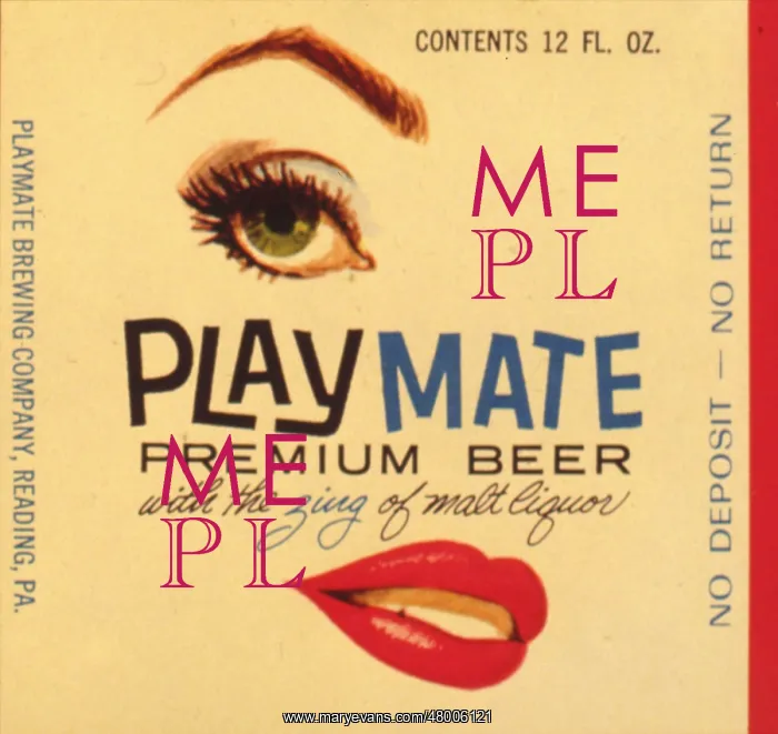 : Advertisement for Playmate Premium Beer : Advertisement for Playmate Premium Beer
