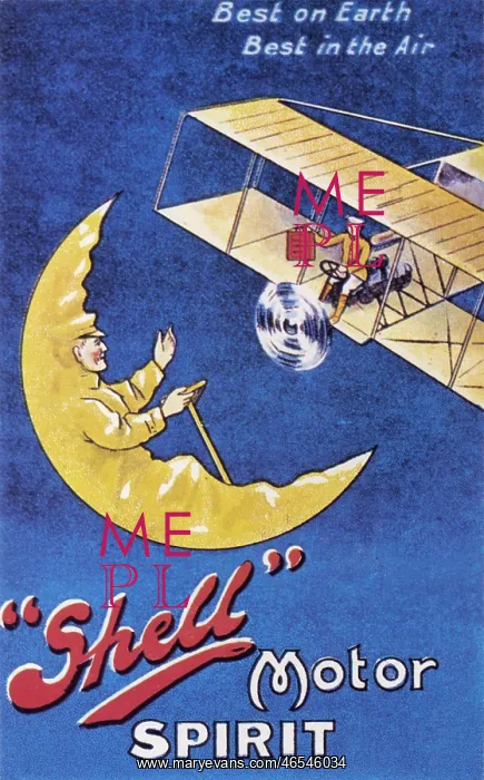 : Advertising postcard for Shell Motor Spirit : Advertising postcard for Shell Motor Spirit