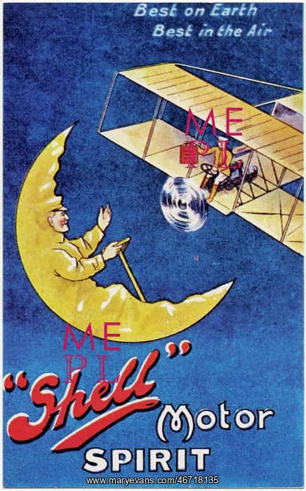 : Advertising postcard for Shell Motor Spirit : Advertising postcard for Shell Motor Spirit