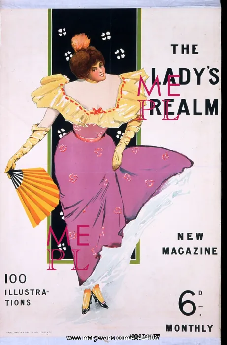  : Advertising poster, The Lady's Realm, 1896