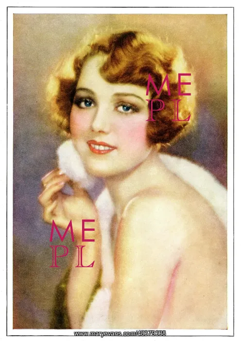 : Advert, Powdering Her Face : Advert, Powdering Her Face