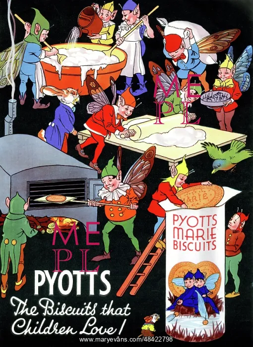 : Advert, Pyotts Marie Biscuits : Advert, Pyotts Marie Biscuits