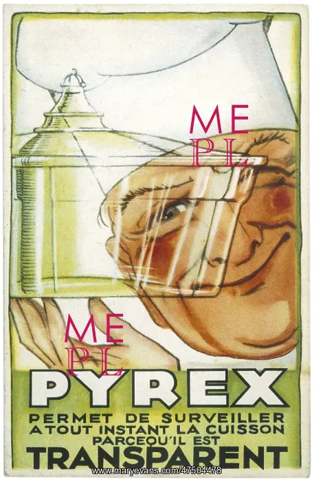: ADVERT PYREX DISH C1900 : ADVERT PYREX DISH C1900