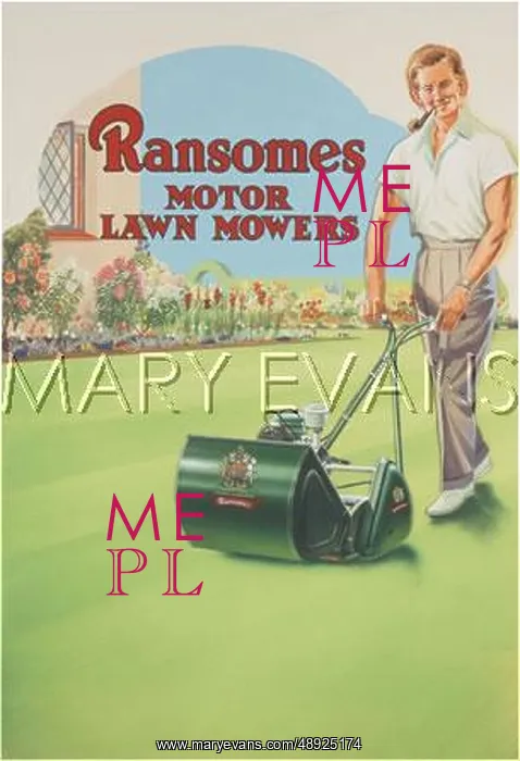  : An Advertisement for Ransomes motor lawn mowers