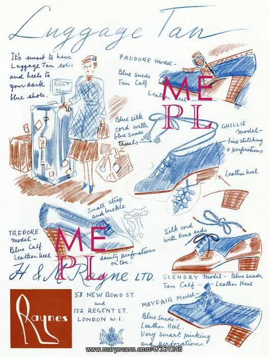 : Advert for Raynes shoes 1937 : Advert for Raynes shoes 1937