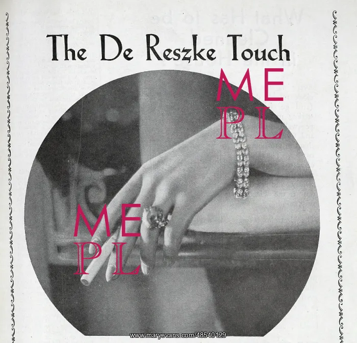 : Advert for De Reszke Minors : Advert for De Reszke Minors