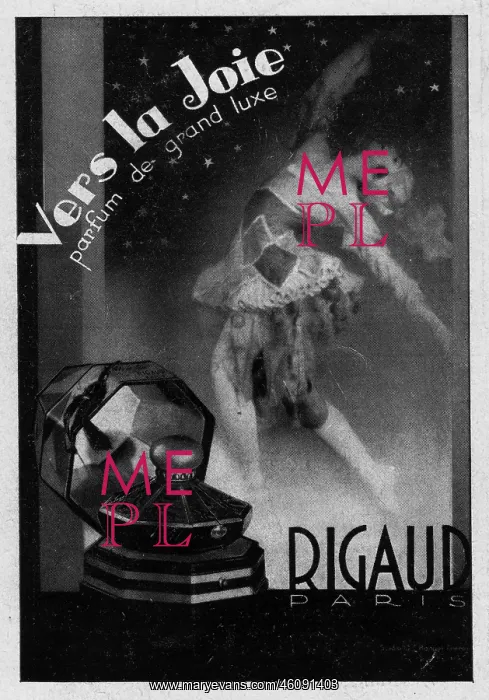  : Advert for Rigaud perfume, 1920s, Paris