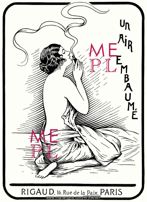 : Advert for Rigaud perfumes 1924 : Advert for Rigaud perfumes 1924