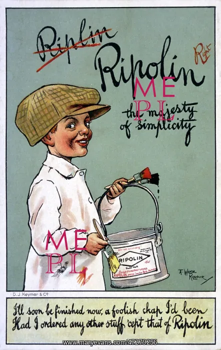  : ADVERT / RIPOLIN PAINT