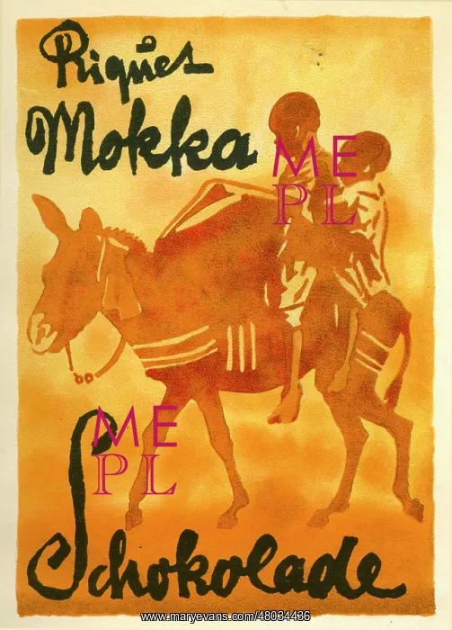 : An advertisement for Riquet Mocha Chocolate : An advertisement for Riquet Mocha Chocolate