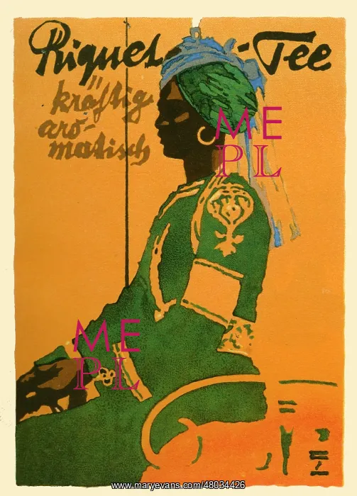 : An advertisement for Riquet Tea : An advertisement for Riquet Tea