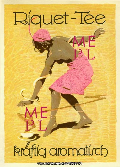 : An advertisement for Riquet Tea : An advertisement for Riquet Tea