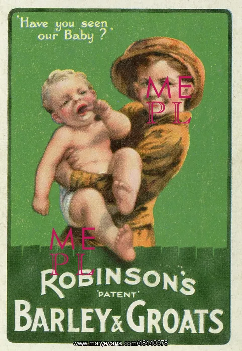  : Advert, Robinson's patent Barley & Groats