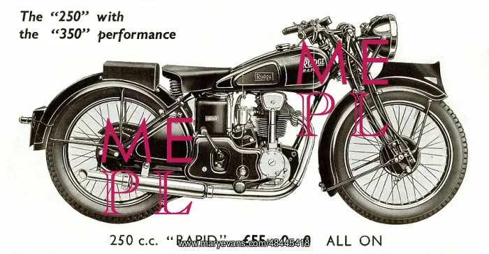  : Advert, Rudge-Whitworth 250 cc Rapid motorcycle