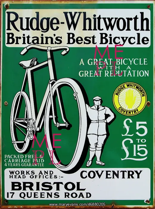 : Advert for Rudge-Whitworth bicycles : Advert for Rudge-Whitworth bicycles