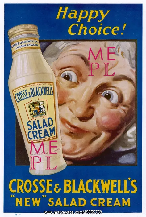 : ADVERT / SALAD CREAM 1932