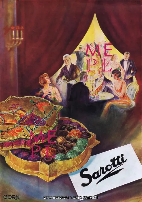  : Advert for Sarotti chocolate, Berlin, 1926