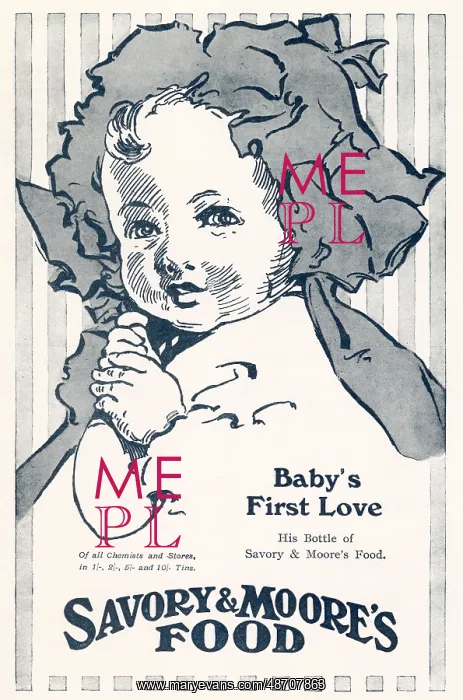 : Advert for Savory & Moore's Food 1916 : Advert for Savory & Moore's Food 1916