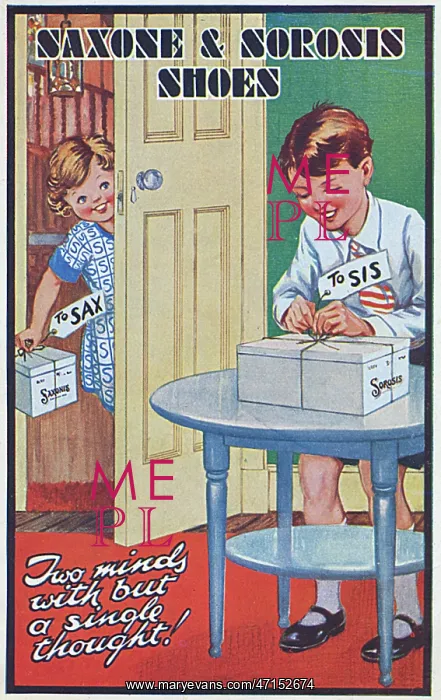 : Advertisement for Saxone Shoes : Advertisement for Saxone Shoes