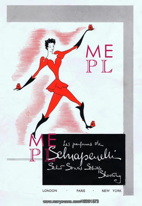  : Advert for Schaperelli perfumes, 1939