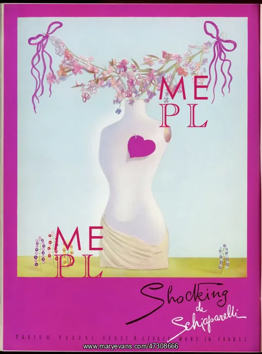: Advertisement - Schiaparelli 1938 : Advertisement - Schiaparelli 1938