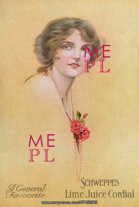 : Advert for Schweppes Lime 1914 : Advert for Schweppes Lime 1914