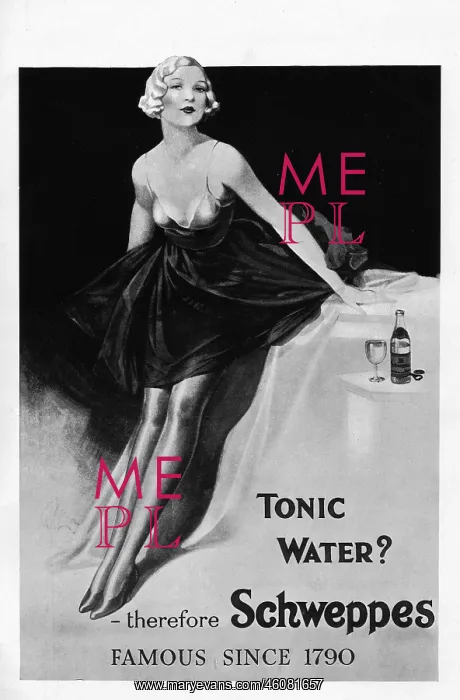  : Advert for Schweppes tonic water, 1936