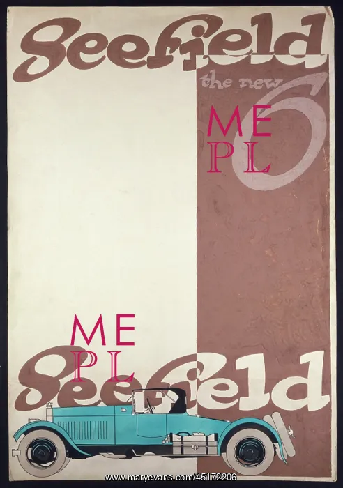  : ADVERT / SEEFIELD CARS