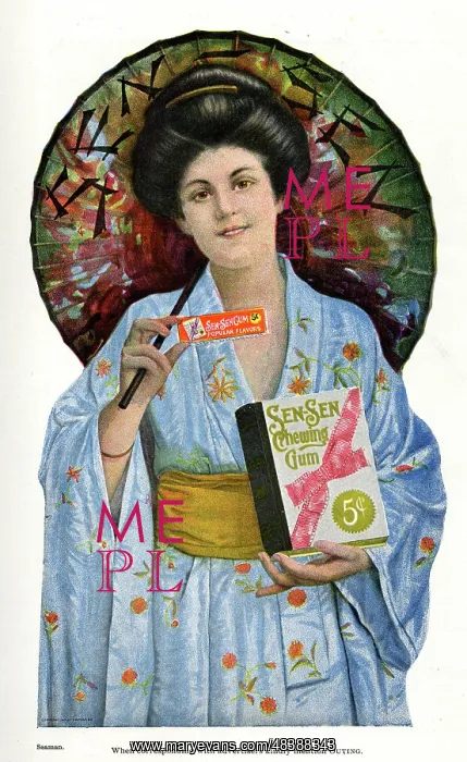 : Advert for Sen-Sen Chewing Gum : Advert for Sen-Sen Chewing Gum