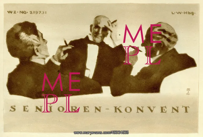: An advertisement for a Senioren konvent : An advertisement for a Senioren konvent