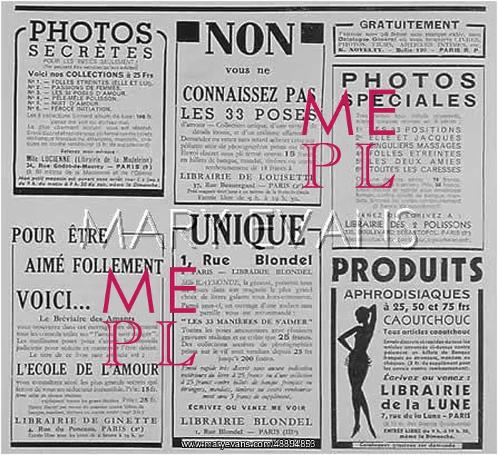 : ADVERT / SEX / SEDUCTION : ADVERT / SEX / SEDUCTION