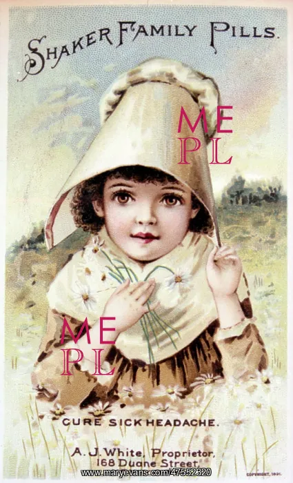 : Advertisement for Shaker Family Pills : Advertisement for Shaker Family Pills
