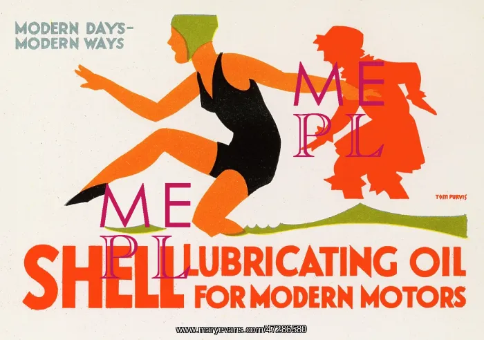: ADVERT / SHELL OIL 1929 : ADVERT / SHELL OIL 1929