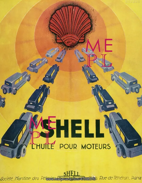 : ADVERT / SHELL OIL 1929 : ADVERT / SHELL OIL 1929