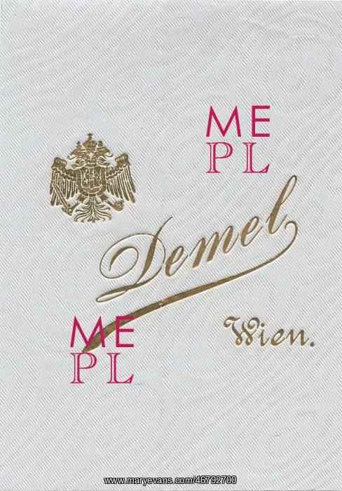 : Advertising sign > Demel Vienna : Advertising sign > Demel Vienna
