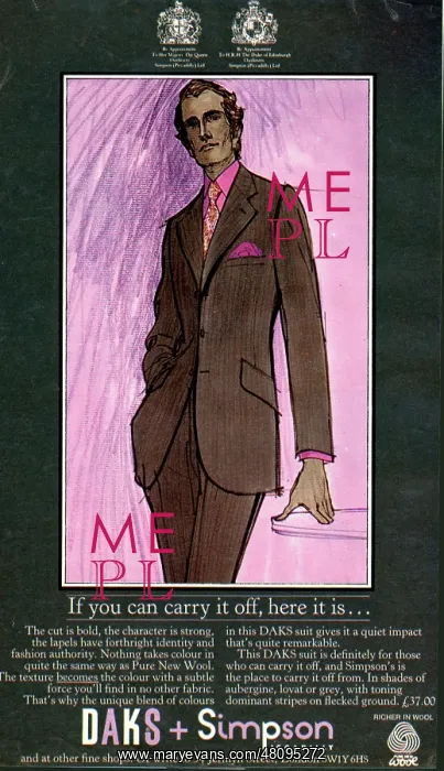 : Advertisement for Simpson of Piccadilly, London : Advertisement for Simpson of Piccadilly, London