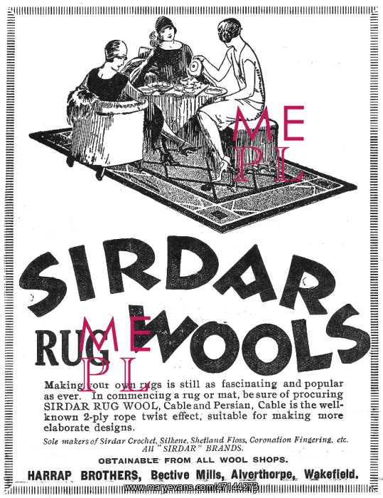: advert for Sirdar Wools : advert for Sirdar Wools