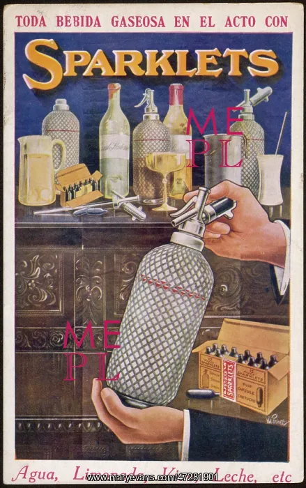 : ADVERT / SODA WATER 1920S : ADVERT / SODA WATER 1920S