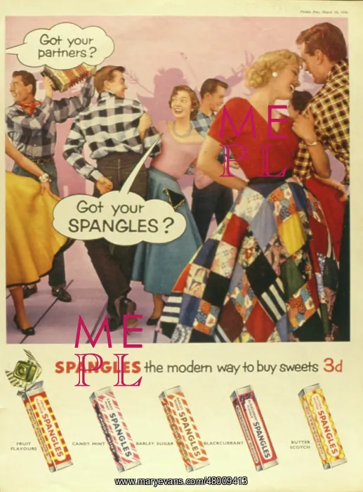: Advertisement for Spangles sweets : Advertisement for Spangles sweets